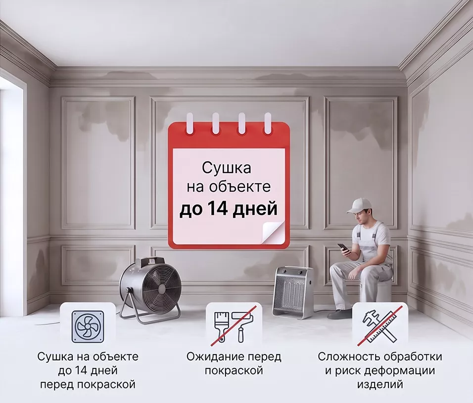 Сокращение сроков работ на объекте