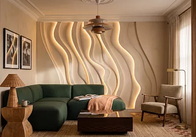 Гипсовые 3D панно  CASCADA от производителя ARTPOLE